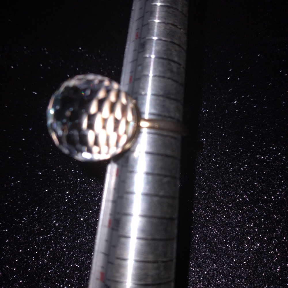 Crystal Disco Ball Ring.